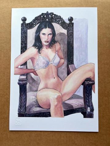 Manara - Illustration d'Art - Marine Vacth, Envoi