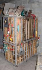 Haut chariot pour ranger les outils de jardin ou..., Ophalen