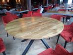 Ronde tafelbladen dikte 40mm diameter van 320 t.e.m 2000mm, Nieuw, Rond, Ophalen of Verzenden, Eikenhout