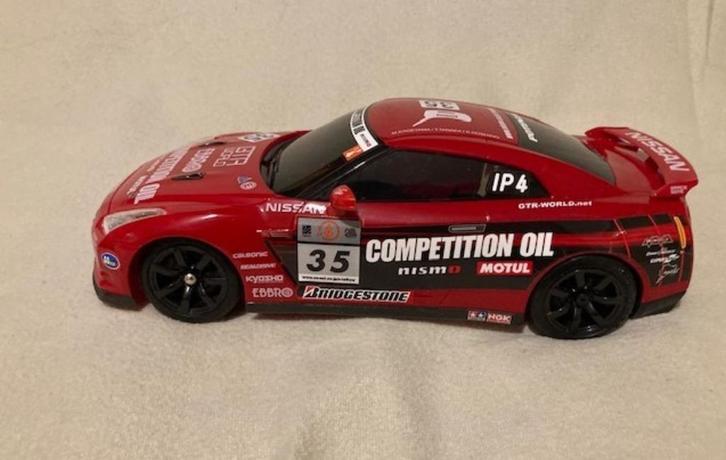 Nikko Racing Xtreme Nissan GT-R R35 RC Car Auto 1:16 schaal, Hobby en Vrije tijd, Modelbouw | Radiografisch | Auto's, Nieuw, Auto offroad