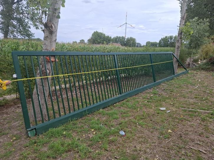 schuifpoort, Tuin en Terras, Tuinhekken en Hekwerk, Gebruikt, Overige typen, IJzer, Ophalen