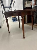 Ovale tafel - uitklapblaar - vintage, Huis en Inrichting, Tafels | Eettafels, Ophalen