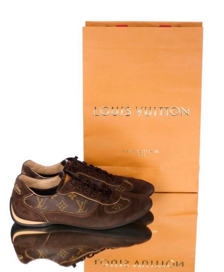 Exclusieve Sneakers van Louis Vuitton maat 41,5, Kleding | Heren, Schoenen, Gedragen, Sneakers, Bruin, Ophalen of Verzenden