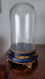 Glazen stolp op blauwe voet met Mariabeeld, Ophalen, Gebruikt