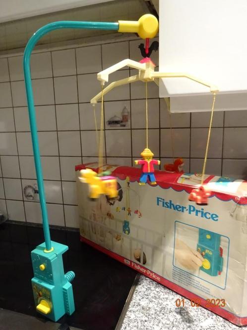 Vintage Fisher Price Crib & Playpen Music Box Mobile #174, Kinderen en Baby's, Speelgoed | Fisher-Price, Met geluid, Ophalen of Verzenden