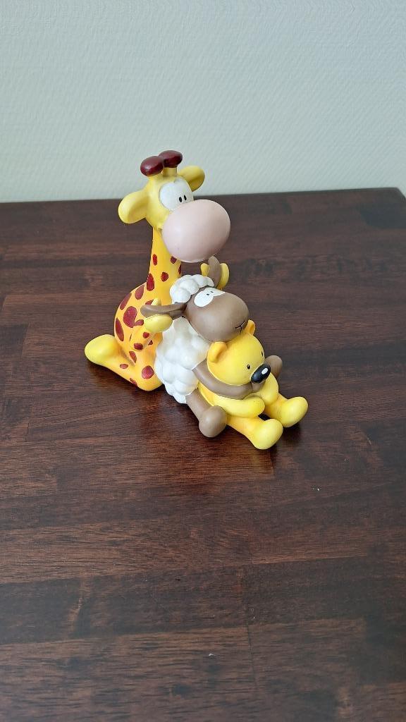 Spaarpot Leendert Jan Vis giraf beer schaap 2005 keramiek, Verzamelen, Spaarpotten, Zo goed als nieuw, Dier, Steen, Aardewerk of Keramiek