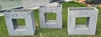 Bloembak Clayfibre Partition Window Authgrey, Ophalen, Gebruikt, Vierkant, 60 tot 100 cm