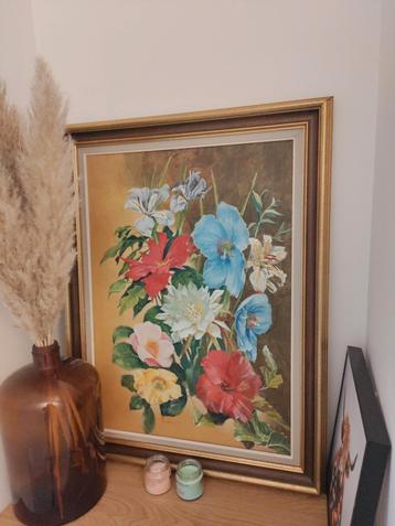 Schilderij bloemen beschikbaar voor biedingen