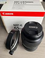 Canon Mpe65 macro f2,8 1-5x vergroting, Audio, Tv en Foto, Foto | Lenzen en Objectieven, Ophalen, Zo goed als nieuw, Macrolens