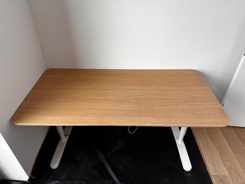 IKEA Bekant bureau 160x80, Huis en Inrichting, Bureaus, Zo goed als nieuw, Bureau, In hoogte verstelbaar, Ophalen