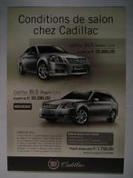 Cadillac/Corvette gamme 2008 Brochure Catalogue Prospekt, Boeken, Gelezen, Chevrolet, Verzenden