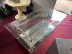 tafel salontafel, Huis en Inrichting, Tafels | Salontafels, Ophalen, Gebruikt, 100 tot 150 cm, Glas