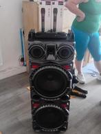 Baffle le bluetooth avec deux micro bluetooth egalement, Audio, Tv en Foto, Karaoke-apparatuur, Ophalen, Zo goed als nieuw, Luidspreker(s)