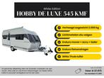 Hobby De Luxe 545 KMF White Edition Actiepakket, Caravans en Kamperen, Overige typen, Hobby, Bedrijf, Treinzit