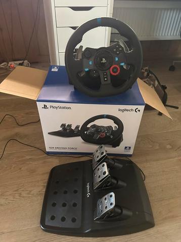 Logitech g27 racestuur met pedalen, Enlèvement, Comme neuf, Volant ou Pédales, PlayStation 5