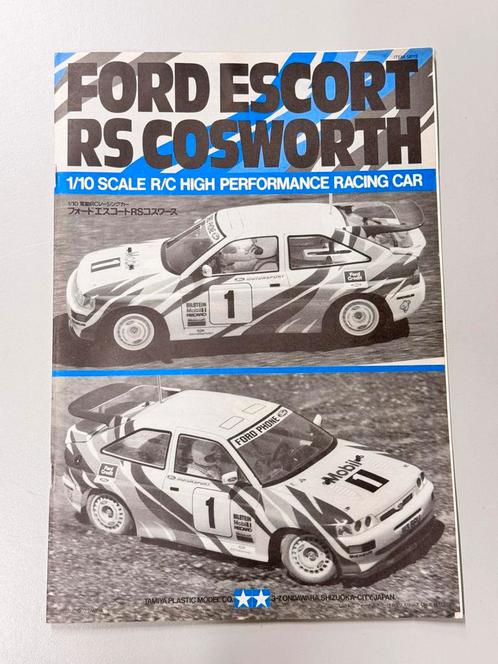 Mode d'emploi du Tamiya RC - Ford Escort RS Cosworth 1992, Hobby & Loisirs créatifs, Modélisme | Voitures & Véhicules, Tamiya