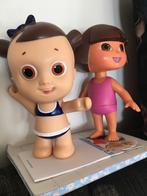 2 Vintage popjes/ Dora en Pebbels Flintstone, Ophalen, Gebruikt