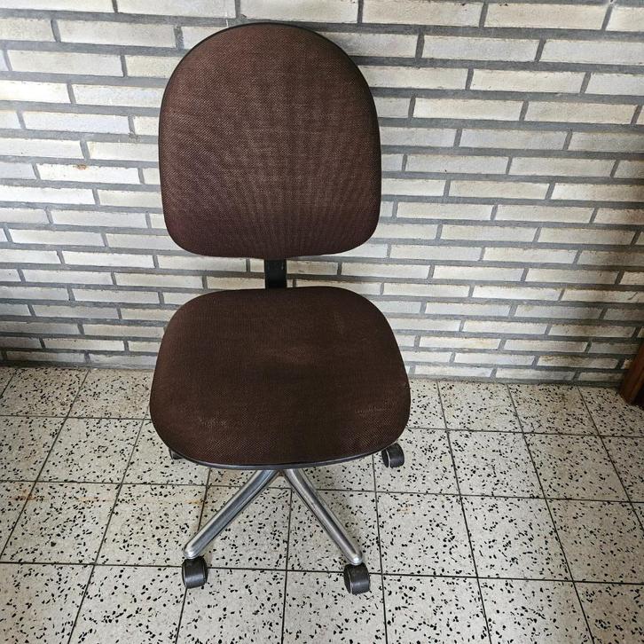 Bureaustoel bruin, Huis en Inrichting, Bureaustoelen, Gebruikt, Bureaustoel, Bruin, Ophalen