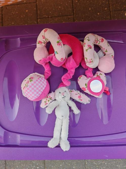 Boxspiraal Little Dutch Pink Blossom konijn, Kinderen en Baby's, Speelgoed | Babyspeelgoed, Zo goed als nieuw, Ophalen of Verzenden