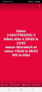 0032477903255_ 3billets  de weeze(allemange)-Marrakech, Vakantie, Vakantie | Fly & Drive