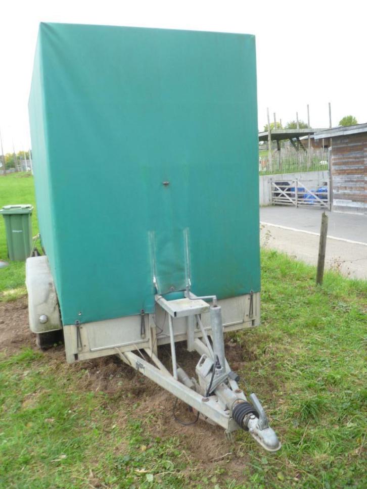 Aanhangwagen dubbel as geremd, Autos : Divers, Remorques, Utilisé, Enlèvement