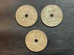 België : zeer mooi trio van 25 Ct - 1938-39 RARE, Verzenden, Overig, Losse munt