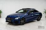 Mercedes-Benz C 220 9G coupe AMG line! Pano, Cruise, Leder,, Auto's, Automaat, 4 zetels, Achterwielaandrijving, Gebruikt