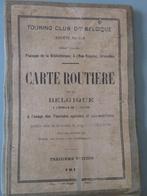 Touring Club De Belgique 1911 Carte Routière wegenkaart, Boeken, Atlassen en Landkaarten, Verzenden, 1800 tot 2000, België, Landkaart