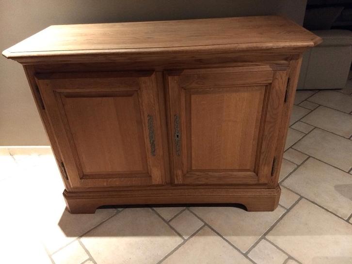 Meuble TV, Maison & Meubles, Armoires | Mobilier de télévision, Comme neuf, Moins de 100 cm, 100 à 150 cm, 25 à 50 cm, Chêne, Enlèvement ou Envoi