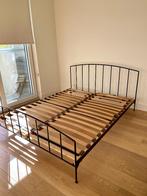 Bed 160 x 200 – zonder matras, Huis en Inrichting, Slaapkamer | Bedden, Ophalen, Gebruikt, Zwart, Tweepersoons