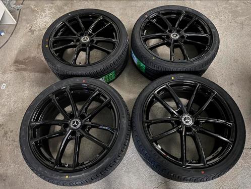 19 inch 5x112 Mercedes A45s CLA45s C43 velgen met banden, Auto-onderdelen, Banden en Velgen, Banden en Velgen, Zomerbanden, 19 inch