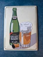 Metalen bierreclame Geuze Boon, Verzamelen, Biermerken, Ophalen