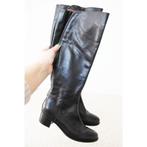 Belles bottes D-Lussil en cuir noir -S14 (taille 39) €65, -, Vêtements | Femmes, Chaussures, D-Lussil, Comme neuf, Bottes hautes