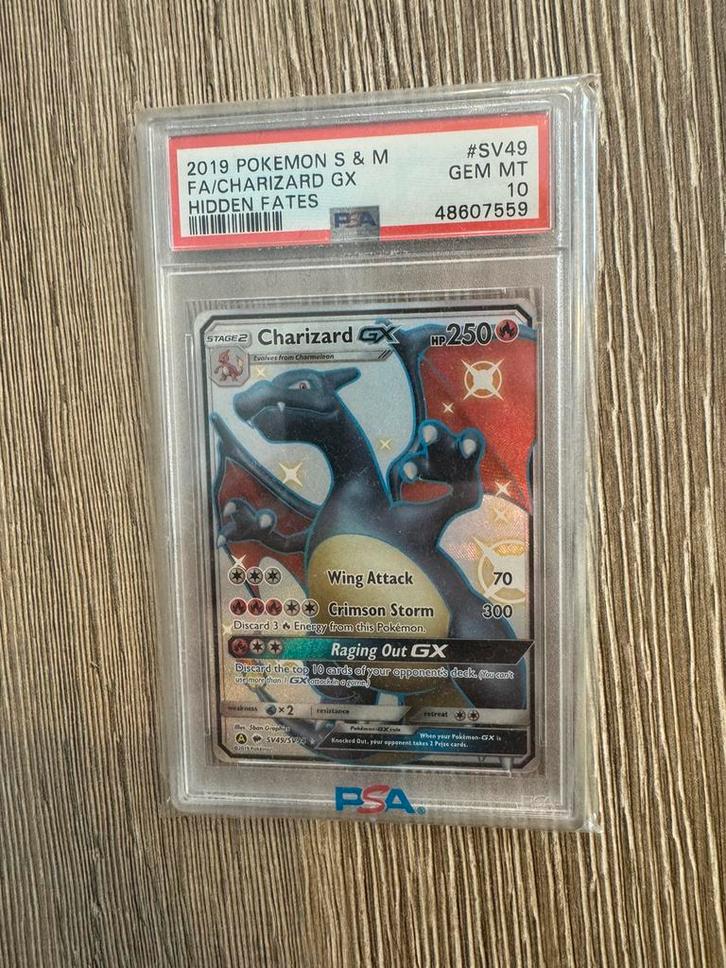 Charizard GX #SV49 PSA10 Pokemon Kaart, Hobby en Vrije tijd, Verzamelkaartspellen | Pokémon, Nieuw, Losse kaart, Ophalen