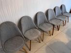 6 stoelen eetkamer voor slecht 95€ samen, Gris, Mo, Enlèvement, Tissus