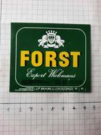 Bieretiket Forst, Verzamelen, Ophalen of Verzenden, Nieuw