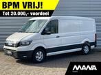 MAN TGE 3.140 L3H2 140PK BPM VRIJ Camera Airco Cruise contro, Auto's, Gebruikt, Euro 6, 4 cilinders, Wit