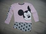 Pyjama Mickey Mouse maat 116/122, Comme neuf, Fille, Vêtements de nuit ou Sous-vêtements, Mickey