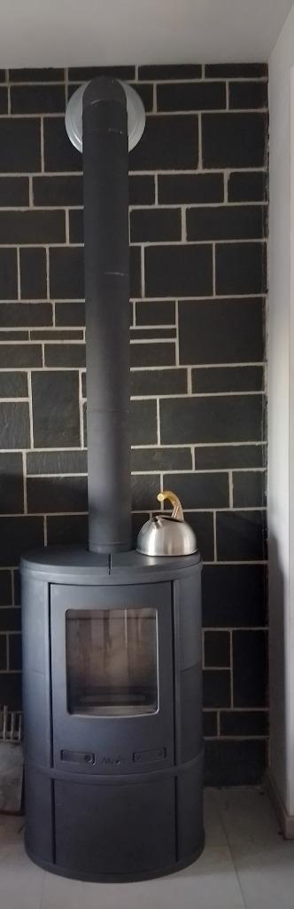 Altech Ecosy pelletkachel stroomloos 10kW, Huis en Inrichting, Kachels, Zo goed als nieuw, Vrijstaand, Pelletkachel, Hout, Ophalen