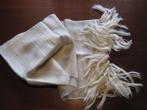 Ancienne étole de soirée dame blanc+ fils d'argent.TB état, Ophalen of Verzenden, Zo goed als nieuw, Sjaal