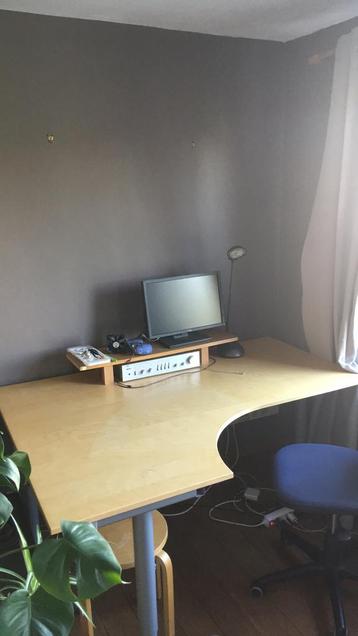 Grand bureau IKEA Galant, Enlèvement, Utilisé, Bureau