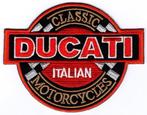 Ducati Classic Motorcycles stoffen opstrijk patch embleem #1, Envoi, Neuf