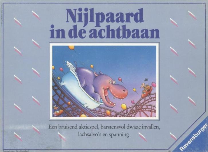Nijlpaard in de achtbaan, Hobby en Vrije tijd, Gezelschapsspellen | Bordspellen, Ophalen of Verzenden