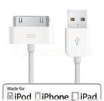 Chargeur câble iPhone 3G/3GS/4/4S/iPod1234/iPad123.., Telecommunicatie, Mobiele telefoons | Telefoon-opladers, Ophalen of Verzenden