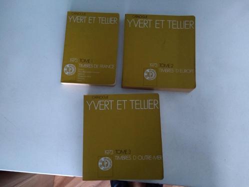Catalogue de timbres Yvert et Tellier - Volume 1, 2 et 3 – 1, Livres, Catalogues & Dépliants, Utilisé, Catalogue, Enlèvement