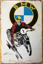 Plaque murale en métal vieilli rouillé | BMW Classic Motorcy, Motos, Accessoires | Autre, Neuf