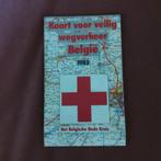 Landkaart België (Rode Kruis) voor veilig wegverkeer 1983, Boeken, Atlassen en Landkaarten, Ophalen of Verzenden, België, Landkaart