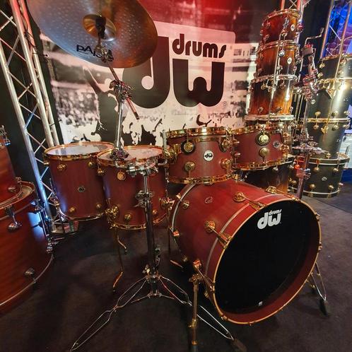 DW Collector's- Purple heart hybrid met met golden hardware., Muziek en Instrumenten, Drumstellen en Slagwerk, Nieuw, Ophalen of Verzenden