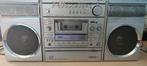 Sanyo C7 Boom Box stereo vintage retrocassette, Ophalen of Verzenden