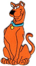 Scooby-Doo stoffen opstrijk patch embleem, Verzamelen, Kleding en Patronen, Nieuw, Verzenden